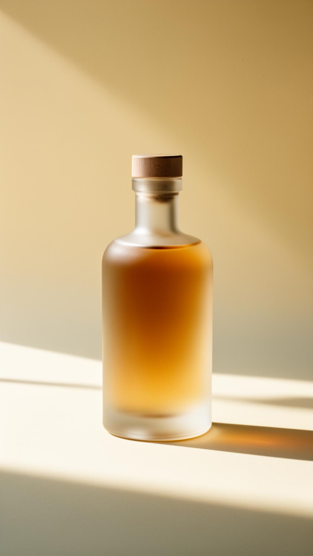 Premium non-alcoholic spirit bottle
